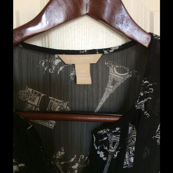 SOLD****NWOT  Sheer French Top🌸🌷 - Picture 3 of 3