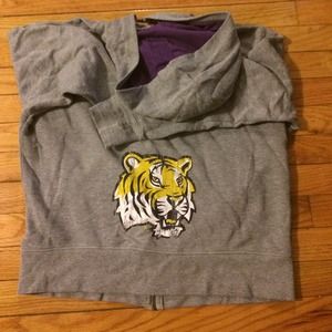 🚫🚫🚫SOLD🚫🚫🚫 Grey LSU hoodie