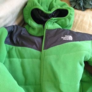 North face reversible boys coat