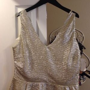 Gold shimmery top