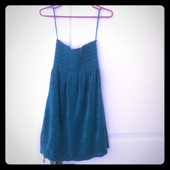 Juicy couture one size emerald green tube dress