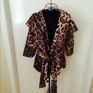 SOLD/. NWOT Leopard Blazer
