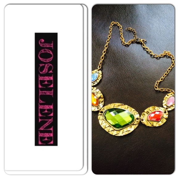 Beautiful Gold and Multicolor Necklace