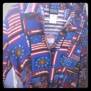 Versace America vintage button up