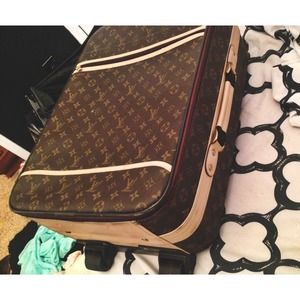 Louis Vuitton inspired suitcase