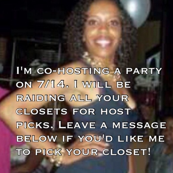 WOOT WOOT!! I am co-hosting a POSH party on 7/14.