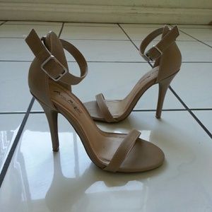 Nude high heels
