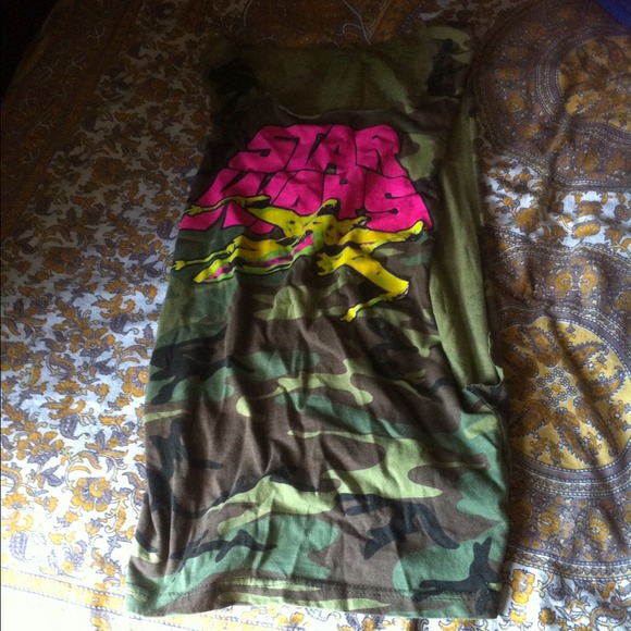 camo star wars muscle tee