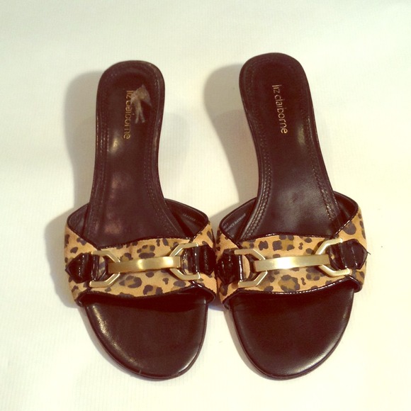 Liz claiborne cheetah heels