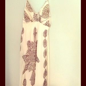 Sheer maxi dress