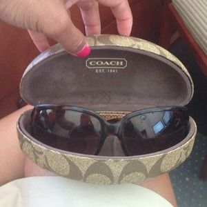 RESERVED: Authentic Coach Sunglasses w/ case