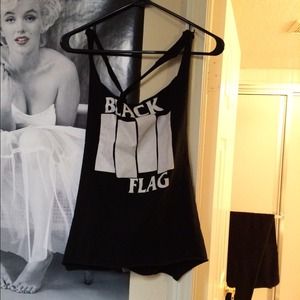 Black flank Backless Tank!