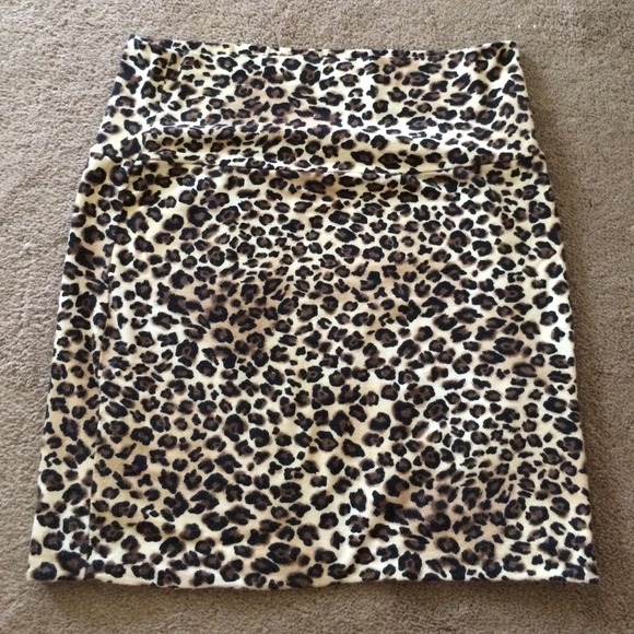 Animal print skirt