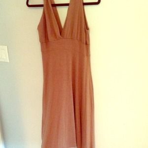 Simple brown dress