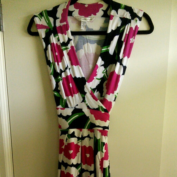 DVF Floral Wrap Dress