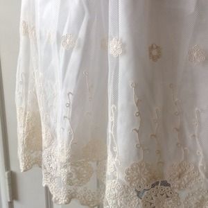 boutique. Dresses - NWT, ivory chiffon/lace. Adorable & fully lined boutique. Dresses - NWT, ivory chiffon/lace. Adorable & fully lined