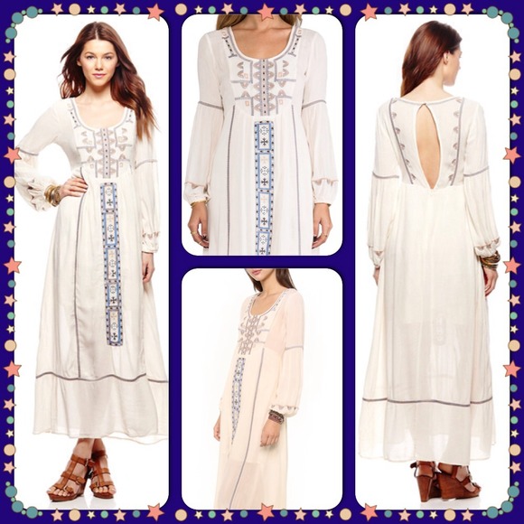 Free People Desert Winds Maxi Dress Size XS - Picture 3 of 3