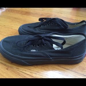 New All Black Vans!
