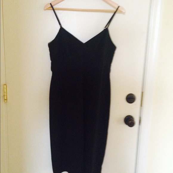 Cotton black summer dress