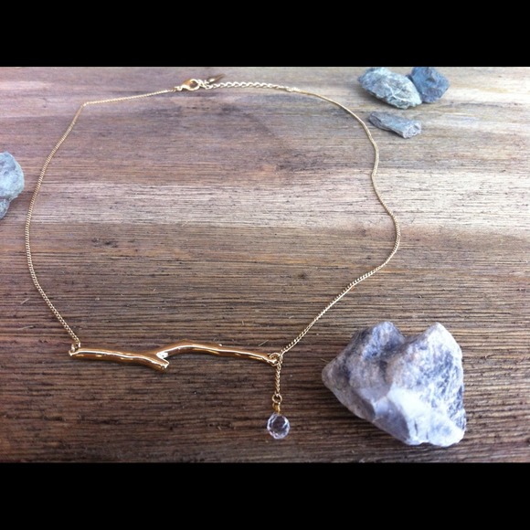 C&i tree branch necklace