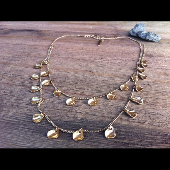 Sculpted petal necklace