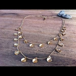 Sculpted petal necklace