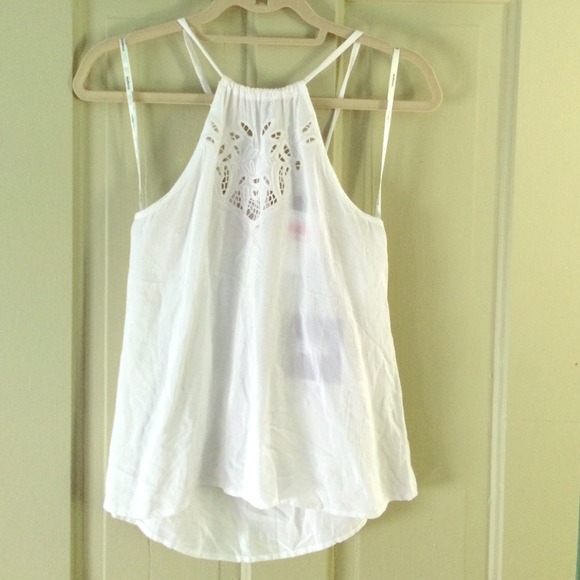 NWT MINKPINK white delicate blouse