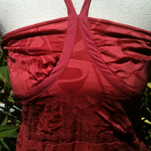 MaxRave dark pink cotton sundress, Medium - Picture 2 of 4