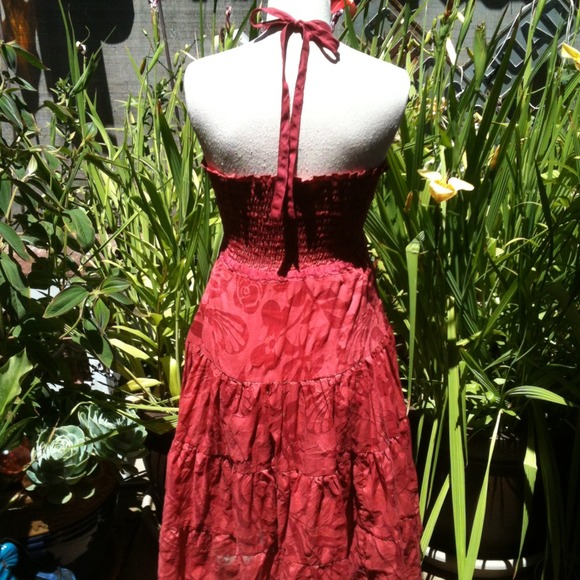 MaxRave dark pink cotton sundress, Medium - Picture 3 of 4
