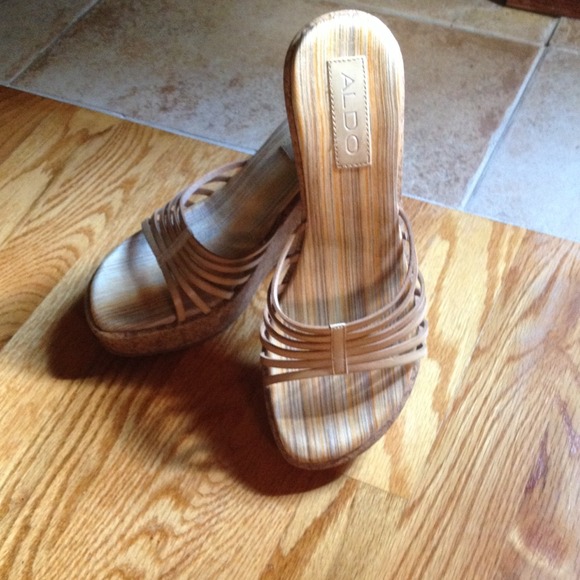 Aldo cork wedges