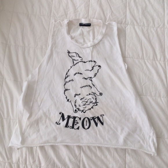 Meow graphic tee