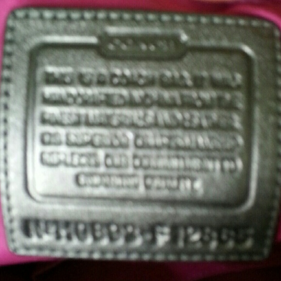 Coach Pink Patchwork Purse Large - Picture 4 of 5