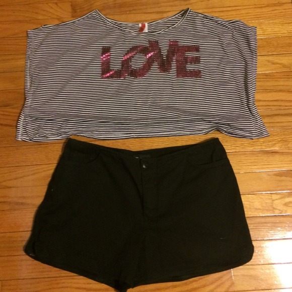 Black shorts
