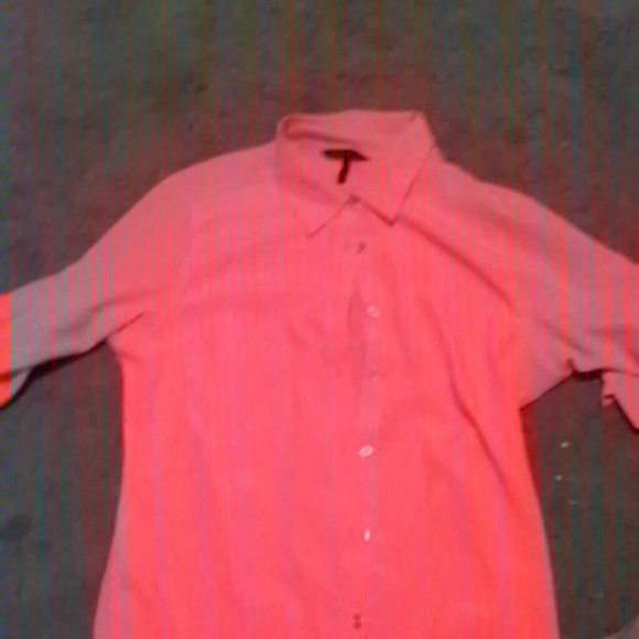 Neon orange blouse