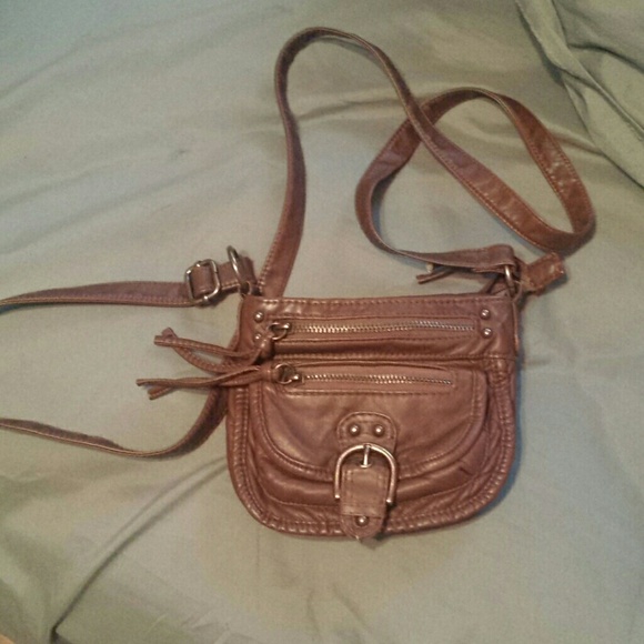 Small brown crossbody bag