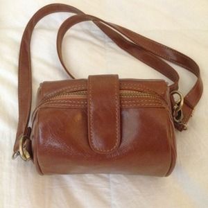 Brown Faux Leather Bag