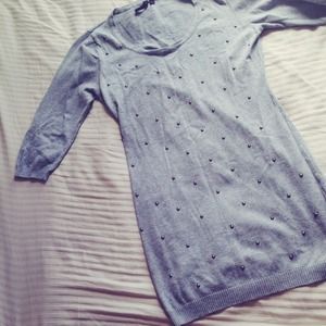 Material Girl Studded Sweater dress