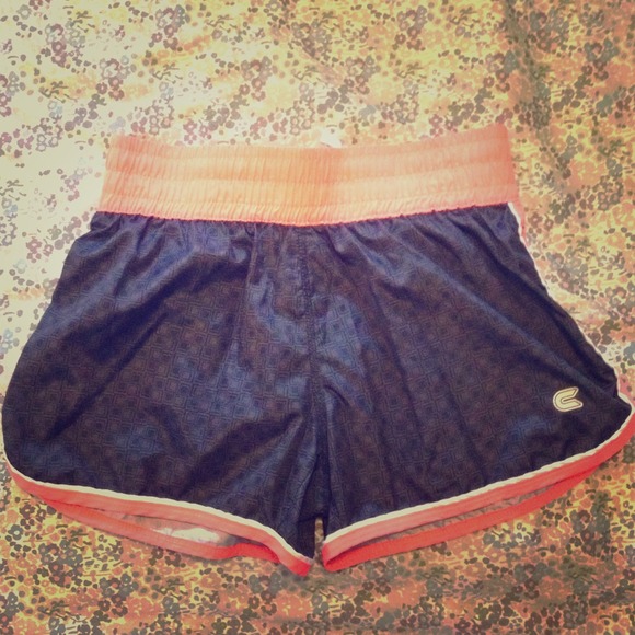 Pink and Black Running Shorts