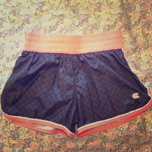 Pink and Black Running Shorts