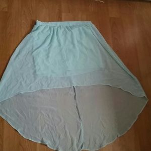 A high low skirt
