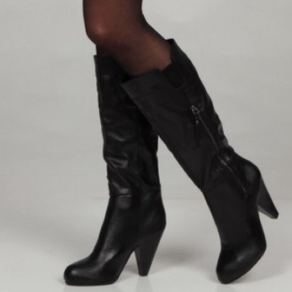 Knee high gorgeous unlisted black high heel boots! - Picture 2 of 4
