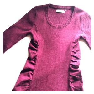 Calvin Klein Burgundy Long sleeve Dress