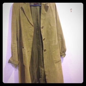 Leather coat