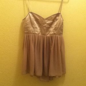 Cute silver party/clubbing top!