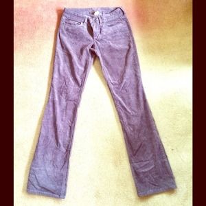 Gray Corduroy J. Crew Pants- 26R