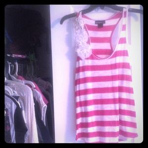 Striped Tank Top by Self Esteem