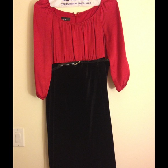 Brand New Red and Black Dress