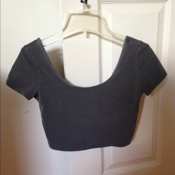 Forever 21 Heather Gray Crop Top