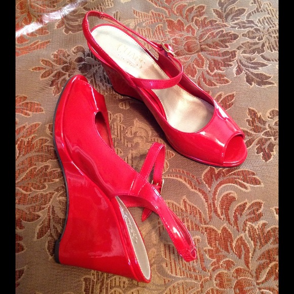 "Chaps" Platform Wedge Sandals