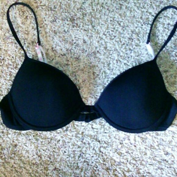 Pink and black Victoria's secret bra